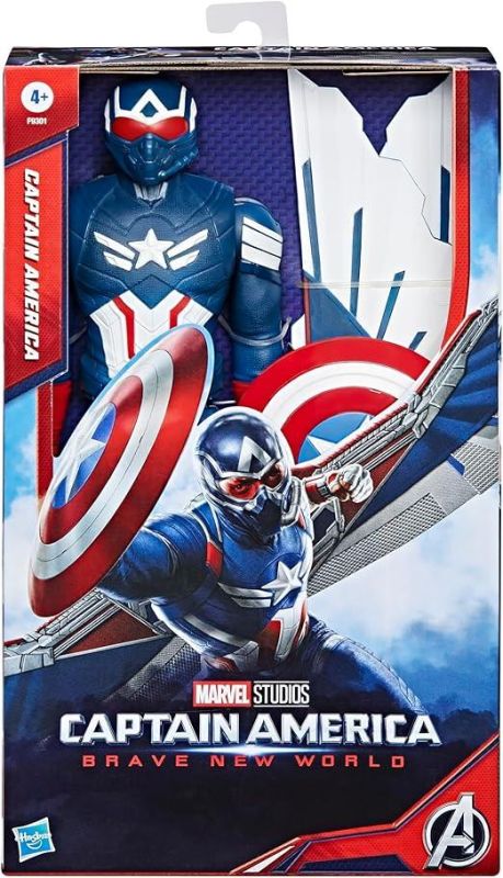 Captain America NWO DLX Titan Captain America America,Hasbro,Eta 4+