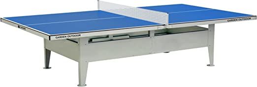 Garlando Tavolo da Ping Pong Garden Outdoor per Esterno Blu