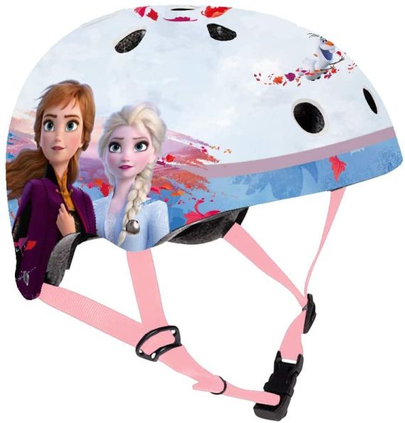  Disney Frozen II Casco da Bicicletta Nut Bambino - Il segreto di Arendelle Frozen 2 Casco di Protezione per Bambini Taglia Regolabile 53-55 cm