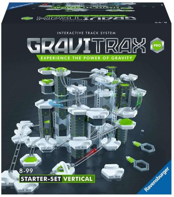 Gravitrax PRO Nero Starter Set Gioco GraviTrax Vertical Starter-Set con Sfere Metallo Percorso Biglie Edizione Italiano