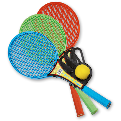 Androni Giocattoli 5820-0000 racchetta da tennis Plastica Multicolore 2 pz