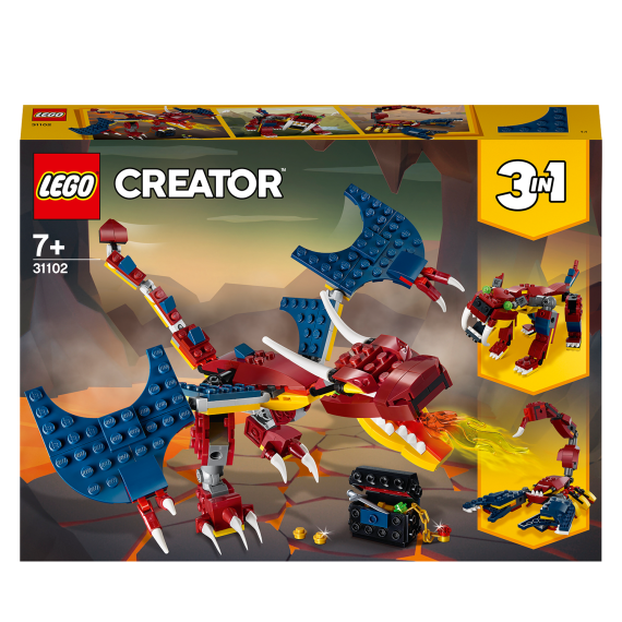 LEGO Creator Drago del fuoco