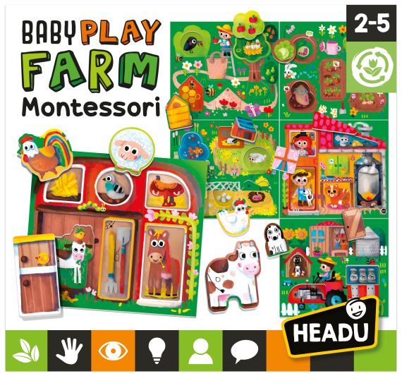 Headu Baby Play Farm Montessori