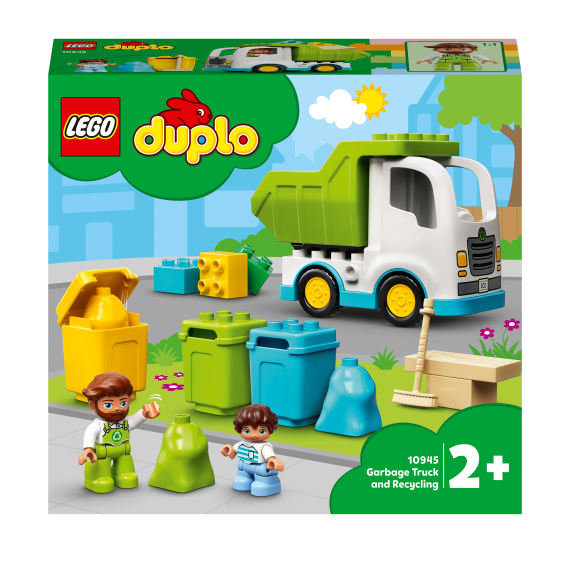 LEGO DUPLO Camion della spazzatura e riciclaggio