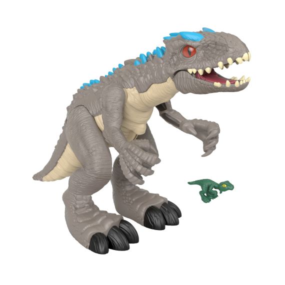 Fisher-Price Imaginext - Jurassic World, Dinosauro Indominus Rex per bambini da 3 anni in su