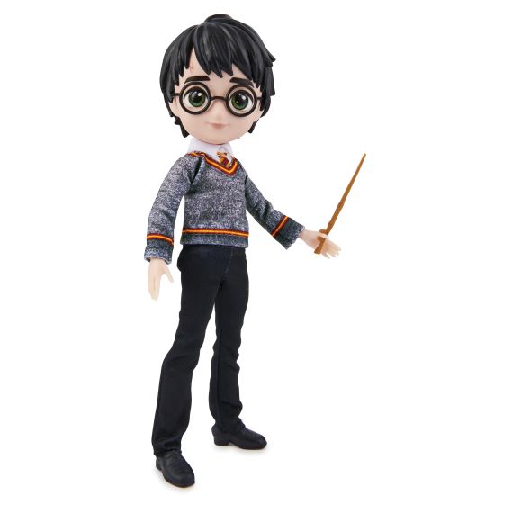 Wizarding World Bambola articolata Harry Potter 20cm, con bacchetta e divisa di Hogwarts - dai 5 anni in su