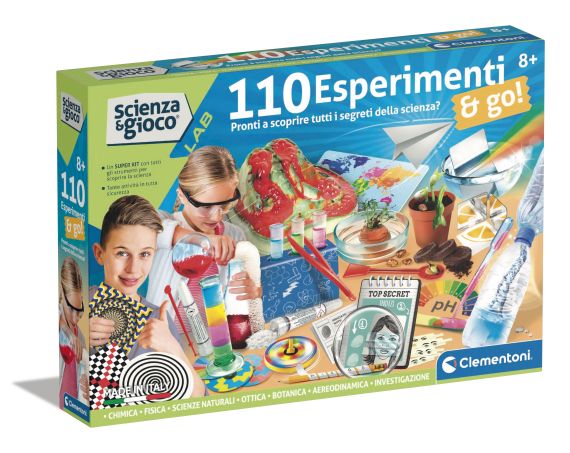 Clementoni Scienza e Gioco Lab - 110 esperimenti & go!