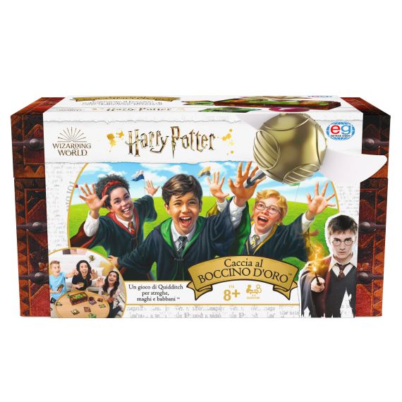 Wizarding World Harry Potter Caccia al Boccino d'oro, gioco di Quidditch da tavola per streghe, maghi e Babbani