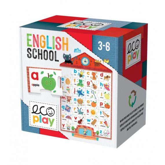 Ecoplay English School Puzzle 36 pz