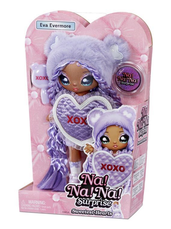 Na! Na! Na! Surprise Sweetest Hearts Doll- Eva Evermore (Purple)