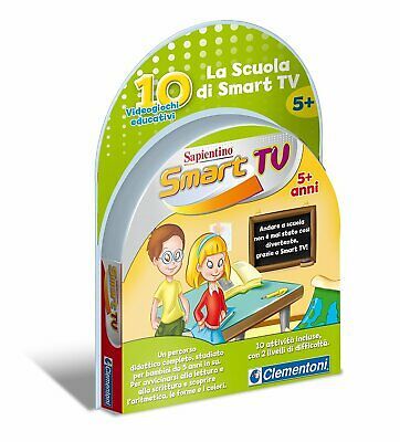 CLEMENTONI SAPIENTINO SMART TV CARTUCCIA LA SCUOLA DI SMART TV