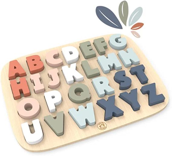 Puzzle Alfabeto Bambini Puzzle Alfabeto Legno Puzzle Alfabeto Montessori Alfabeto Puzzle Tavola Puzzle di Legno Alfabeto Alfabeto Giocattolo