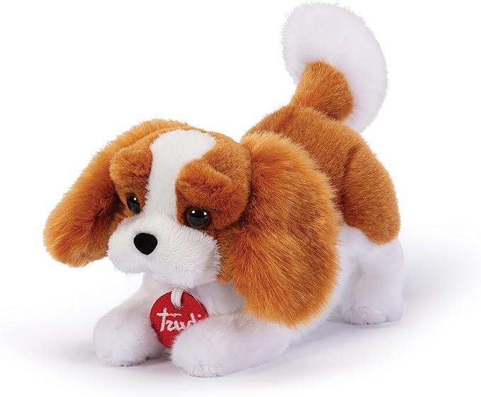 Image of Trudi Cavalier King Marley Cane peluche gioco, regalo Natale e compleanno | 13x14x21cm taglia S | Classici cani peluche