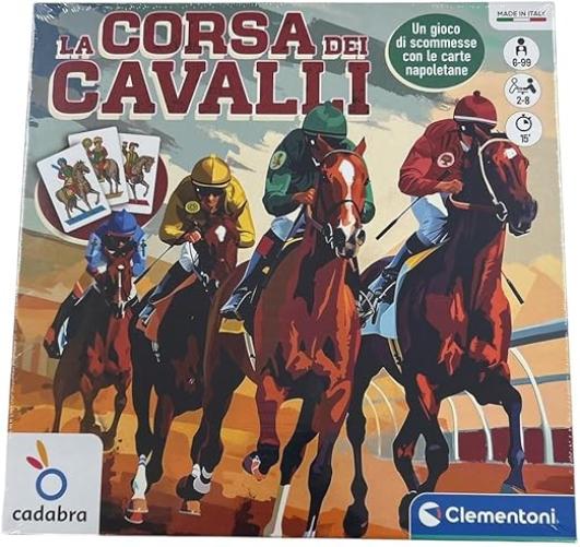 Image of Palmitessa Corsa Dei Cavalli Gioco Da Tavolo La Corsa dei Cavalli - Gioco da Tavolo | Gioco di Scommesse con Carte Napol